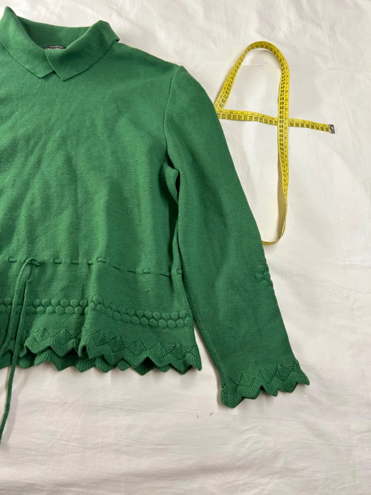 Donkergroen DEVERNOIS PARIS wolblendmark-vest – photo 4
